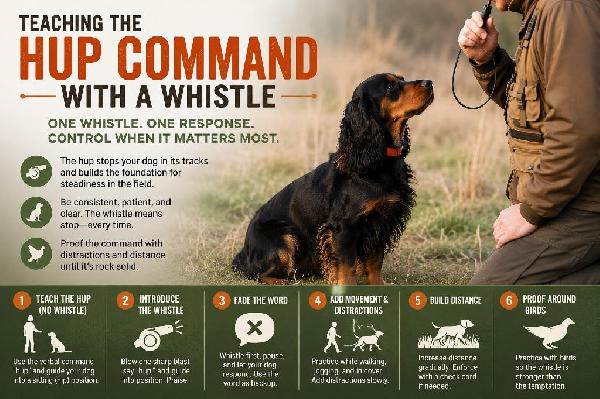 Teaching the Hup Command with a Whistle